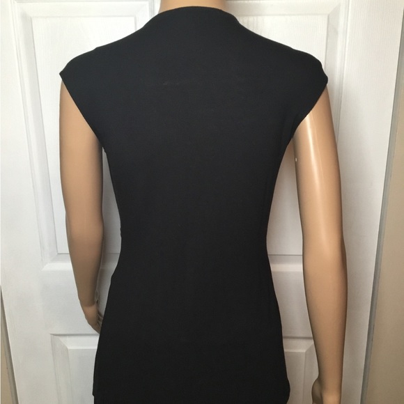 Bianca Nygard Black Evening Top with Chain/Crystal neck - Picture 7 of 7